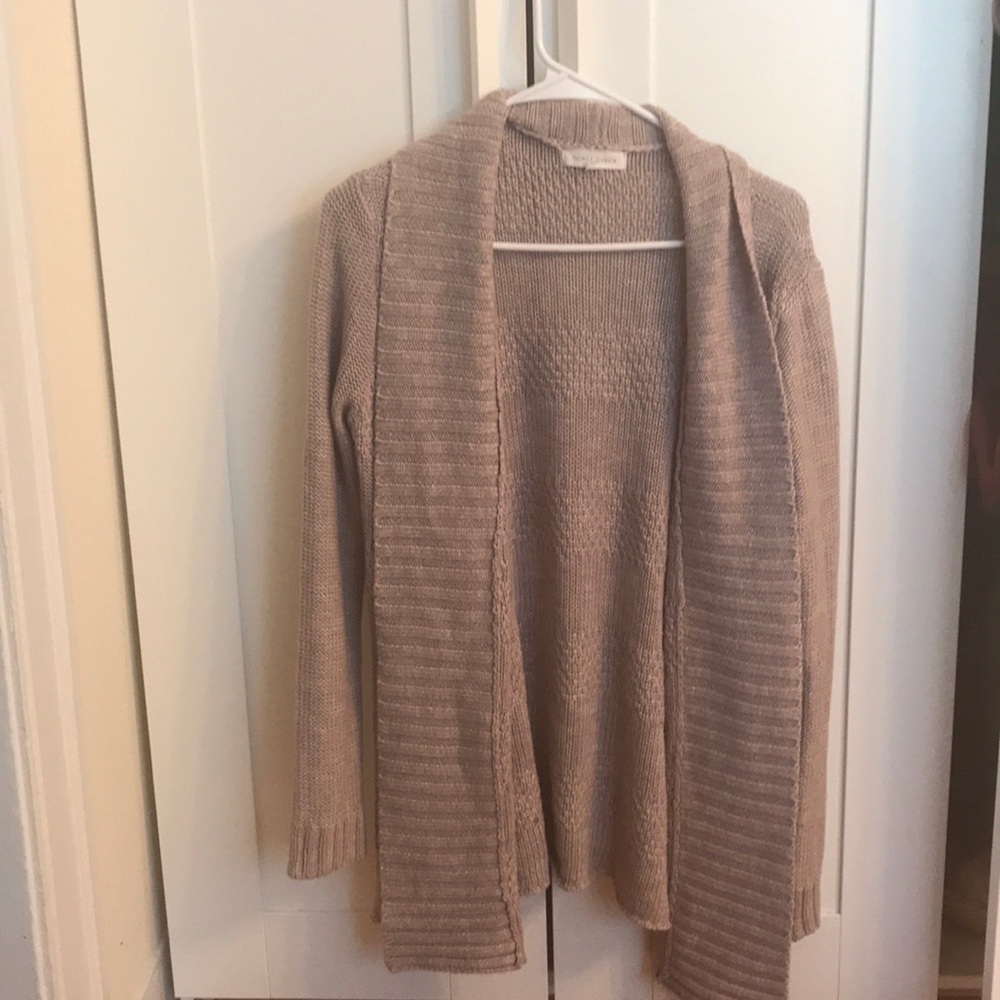 Honey Lunch Rivington Textured Open Cardigan